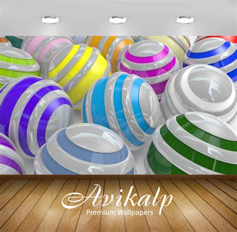Avikalp Exclusive Awi3584 Colorful Spheres Full HD Wallpapers for Livi ...