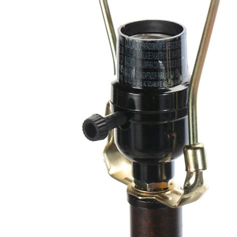 Turned Wood Spindle Floor Lamp with Mica Composite Shade, Contemporary ...