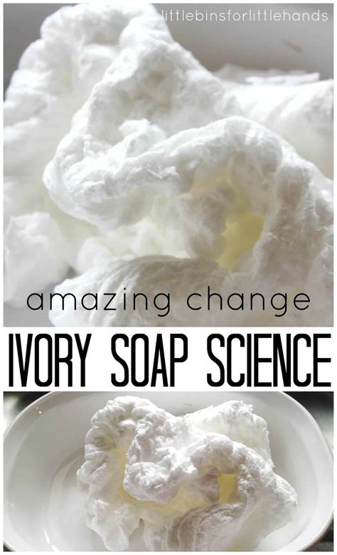 Expanding Ivory Soap Experiment - Little Bins for Little Hands