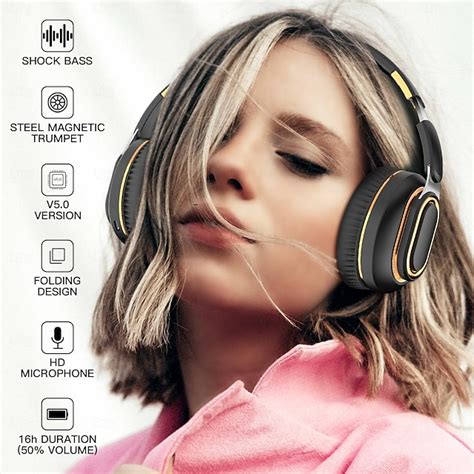 H3 Wireless Bluetooth Headphones Over-Ear HiFi Stereo – Foldable ...