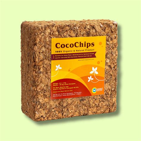 CocoChips for Plants 5Kg Brick | SushilaAgrofert