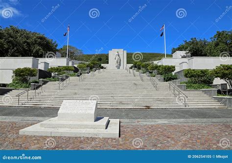 The Stairs in Punchbowl Cemetery Stock Image - Image of scenery, island ...