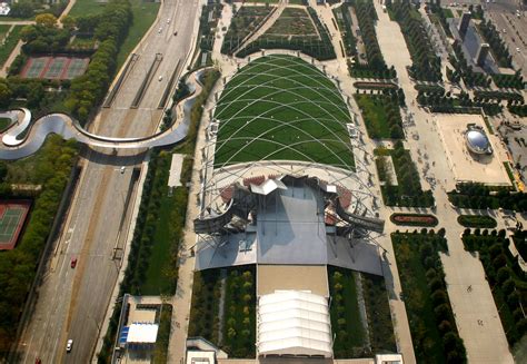 Jay Pritzker Pavilion - Bird's Eye View - modlar.com