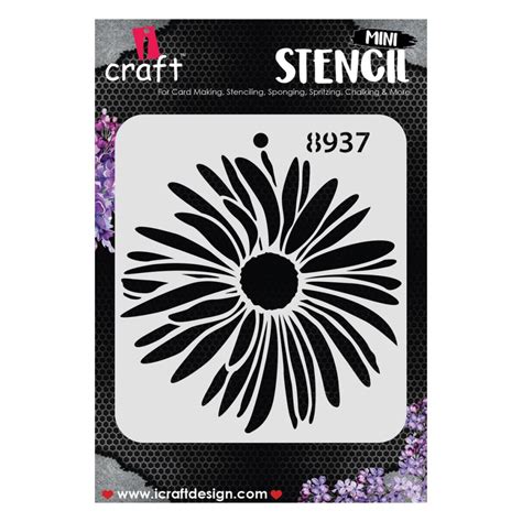 iCraft Mini Stencils - 4 x 4" - 8937| Art Lounge