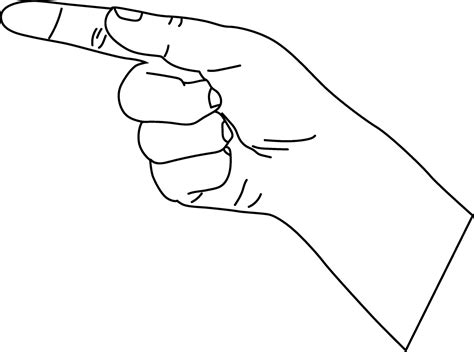 Hand drawn letter g sign language illustration. People hand gesture in outline style 50269913 ...