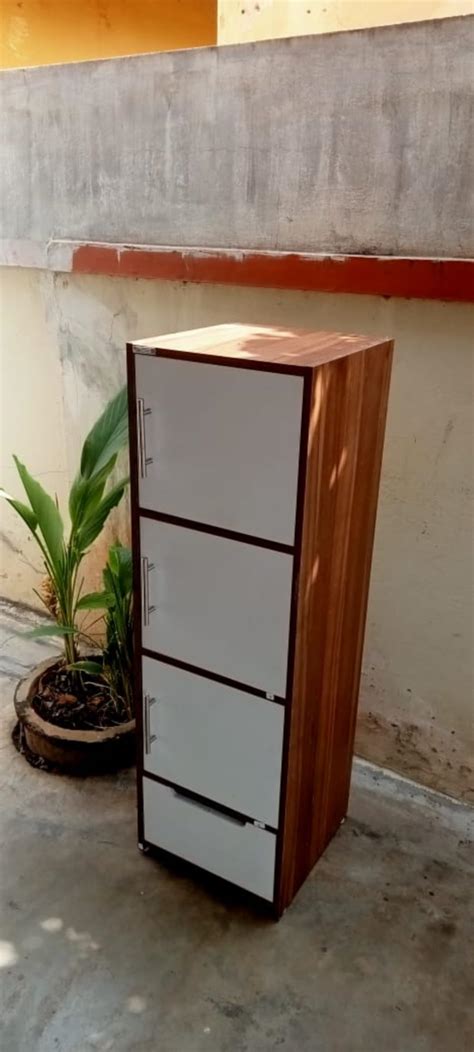 Spyder Craft Wooden Cabinet - Three Tier Engineered Wood Storage ...