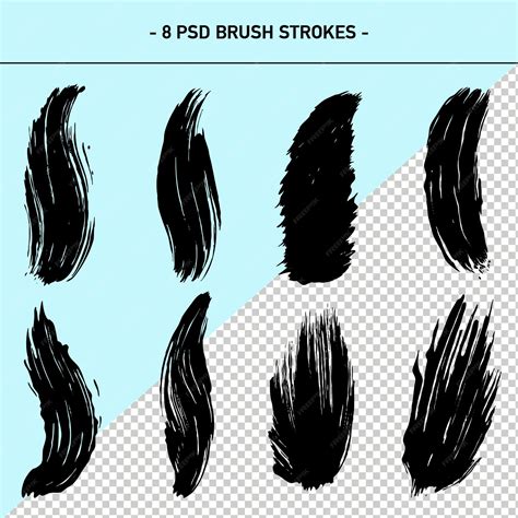 Premium PSD | Photoshop brushes for painting best psd brush strokes for ...