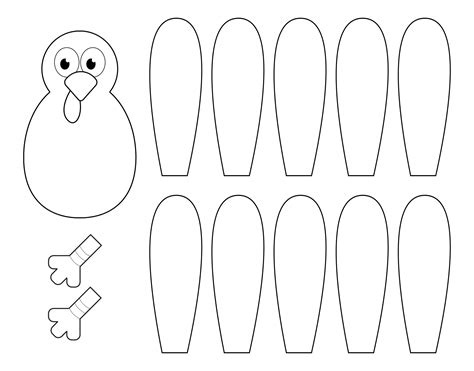 Build A Printable Paper Turkey Template | Printable thanksgiving crafts ...