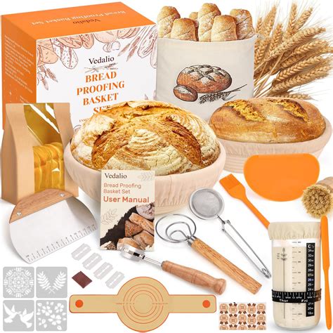 Amazon.com: Sourdough Starter Kit, Sourdough Bread Baking Supplies ...