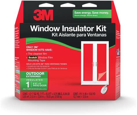 3M Outdoor Patio Door Insulator Kit, 7-Foot by 9.3-Foot (2174W-6) : Amazon.com.tr: Yapı Market