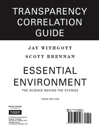 Transparency Acetate Correlation Guide (for Instructors) for Essential ...