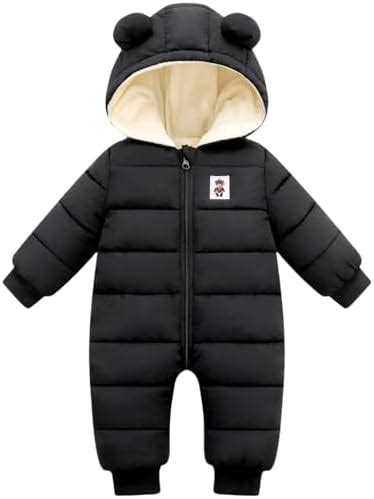 Buy Ohrwurm Infant Down Cotton Snowsuits Fleece Lining Jumpsuits Baby ...