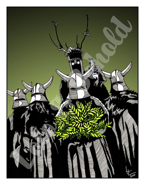 Knights of Ni | 9"x12" (or 11"x14") Fine Art Print - Etsy UK