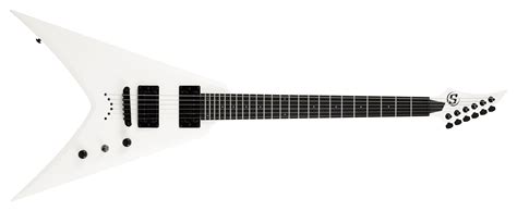 Guitarra 6 Cordas S by Solar VB4.6W branca fosca flying V - Norris ...