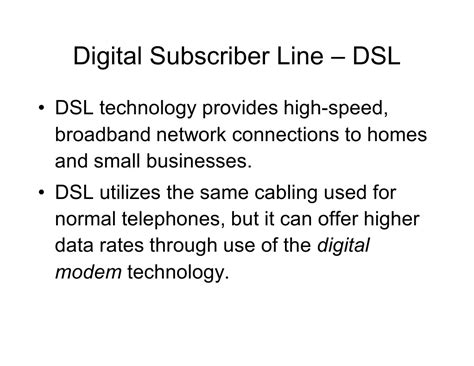 DSL Technology 的图像结果