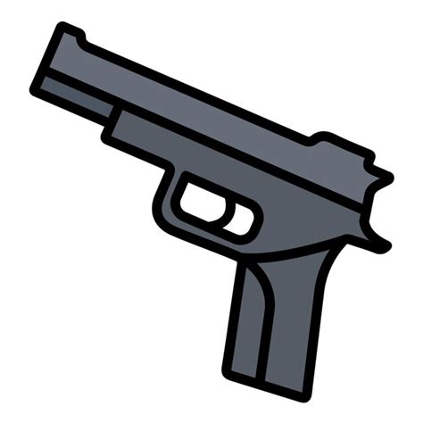 Premium Vector | Police gun vector illustration style