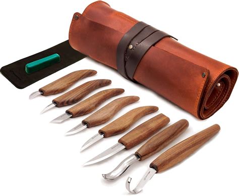 BeaverCraft Deluxe Wood Carving Kit S18X - Wood Carving Knife Set ...