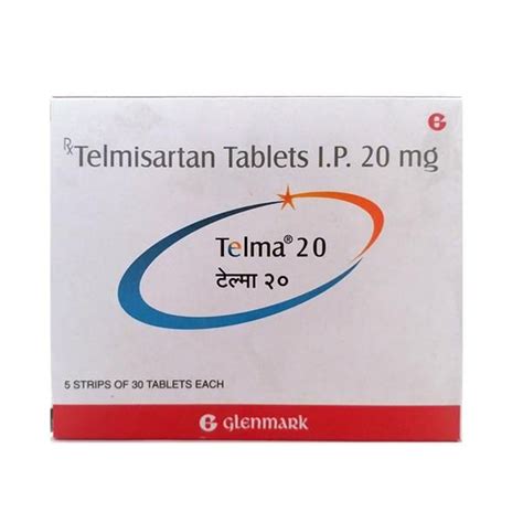 Telma 20 Tablet 15's Price, Uses, Side Effects, Composition - Apollo ...