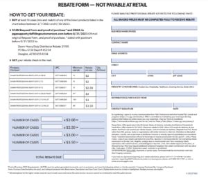 P&G Rebate Form 2025