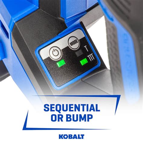 Shop Kobalt XTR 2-1/8-in 18-Gauge Cordless Straight Brad Nailer and ...