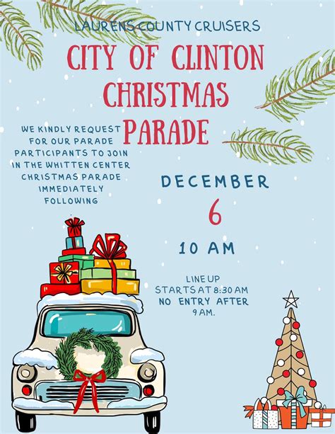 The City of Clinton Christmas Parade , E Maple St, Clinton, SC 29325 ...