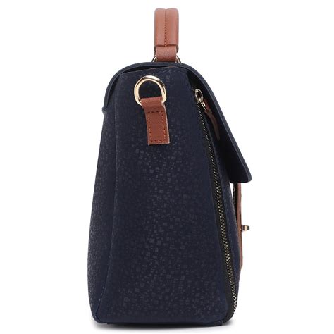 Buy Legal Bribe Turn Lock Sling Bag - Blue Online