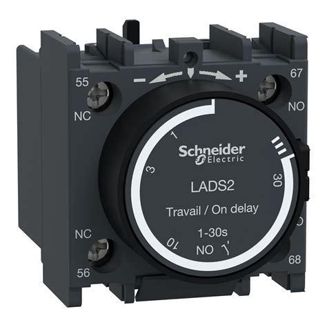 Schneider Electric LADS2 Time Block, Delayed, 1S+1Ö, 1.00-30.02s, Screw ...