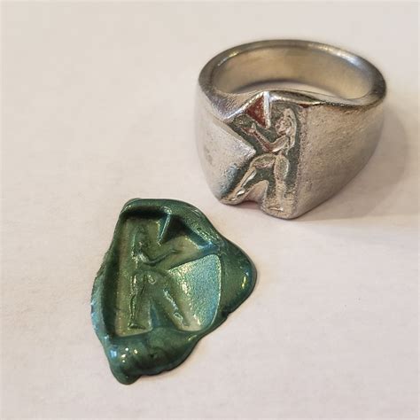 Body Letter "k" Wax Seal Signet Ring - Etsy | How to make rings, Wax ...