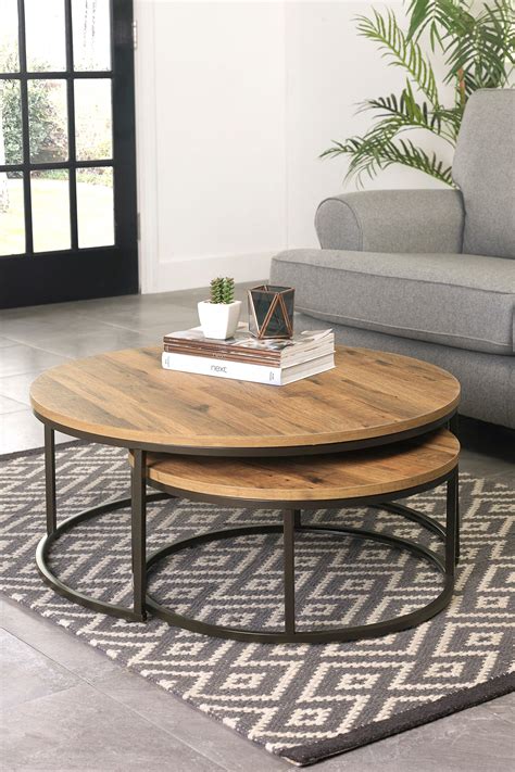 Nest of tables oak glass nest of tables – Artofit