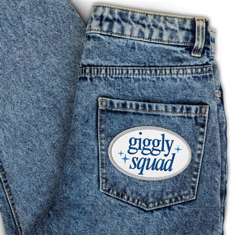 Giggly Squad Embroidered Patch | Giggly Squad Merch, Hannah and Paige ...