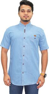 KUONS AVENUE Men Solid Casual Light Blue Shirt - Buy KUONS AVENUE Men ...