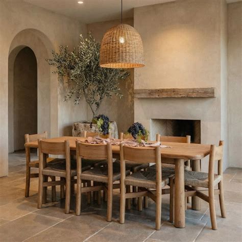 Austria Oak Wood Dining Table Set - 4 Seater, 6 Seater, 8 Seater - All ...