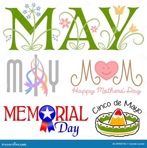 May Clip Art