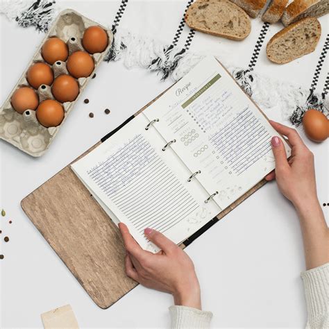 Personalized Gift, Wooden Recipe Book: Custom Engraved Cookbook for the ...