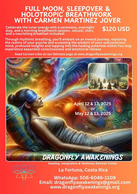 Full Moon Ceremony, Sleepover & Holotropic Breathwork with Carmen ...