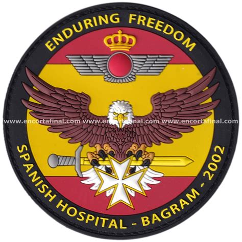Air Force Patch - Enduring Freedom - Spanish Hospital - Bagram - 2002 ...