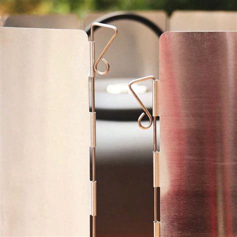 8-Panel Outdoor Camping And Picnic Gas Stove Windscreen, Oil Splash ...