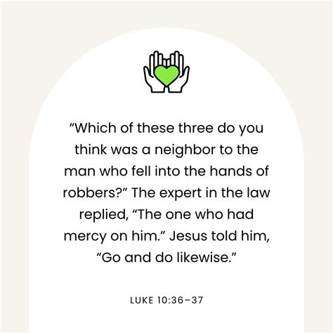 Happy Good Samaritan Day! May you show mercy, and may mercy be shown to ...