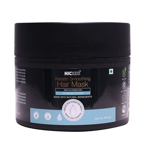 NICKED Keratin Hair Mask for Dry Damaged hair | Rich In Condition ...