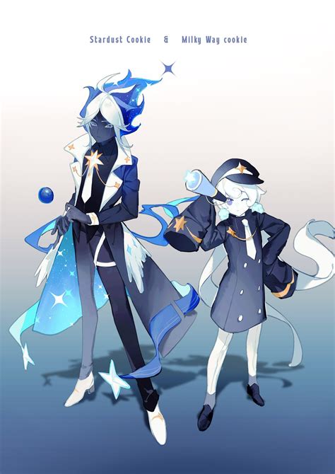 milky way cookie and stardust cookie (cookie run) drawn by senlly_2507 ...