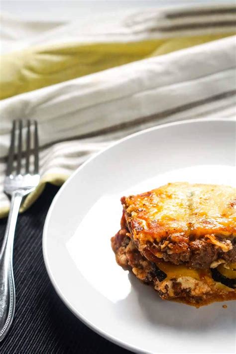 Keto Lasagna with Zucchini Noodles [Recipe]   KETOGASM