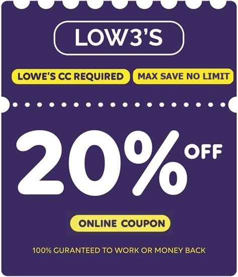 Lowe's Promo Code 的图像结果