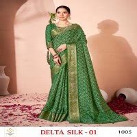 SHUBH SHREE CREATION DELTA SILK FANCY ADORABLE SAREE COLLECTION ...