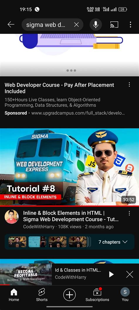 Code with Harry Web Development Tutorials 64 的图像结果