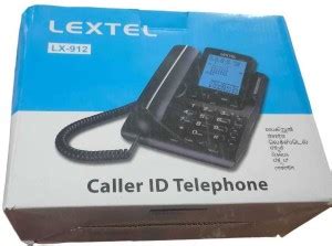 lextel 912 Corded Landline Phone Price in India - Buy lextel 912 Corded ...