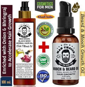 the man choice ADVA MOOCH & BEARAD GROWTH OIL -With th Hair Oil - Price ...