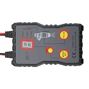 Injector Tester, Portable CNBJ‑620 Battery Powered Fuel Injector Tester ...