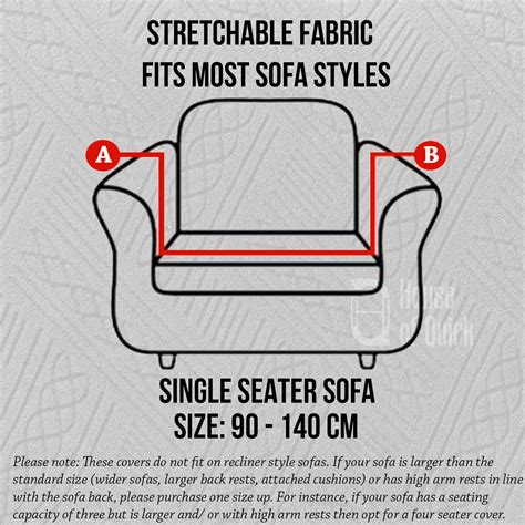 Universal Jacquard Fabric Sofa Cover- Charcoal – House of quirk