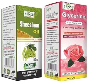 Buy Sansu Seesam Oil Natural 50ml with Glycerin Natural Ayurvedic 50ml ...