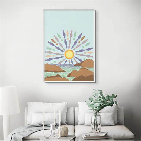 Sun and Sea Canvas Art Wall Painting – Nestroots